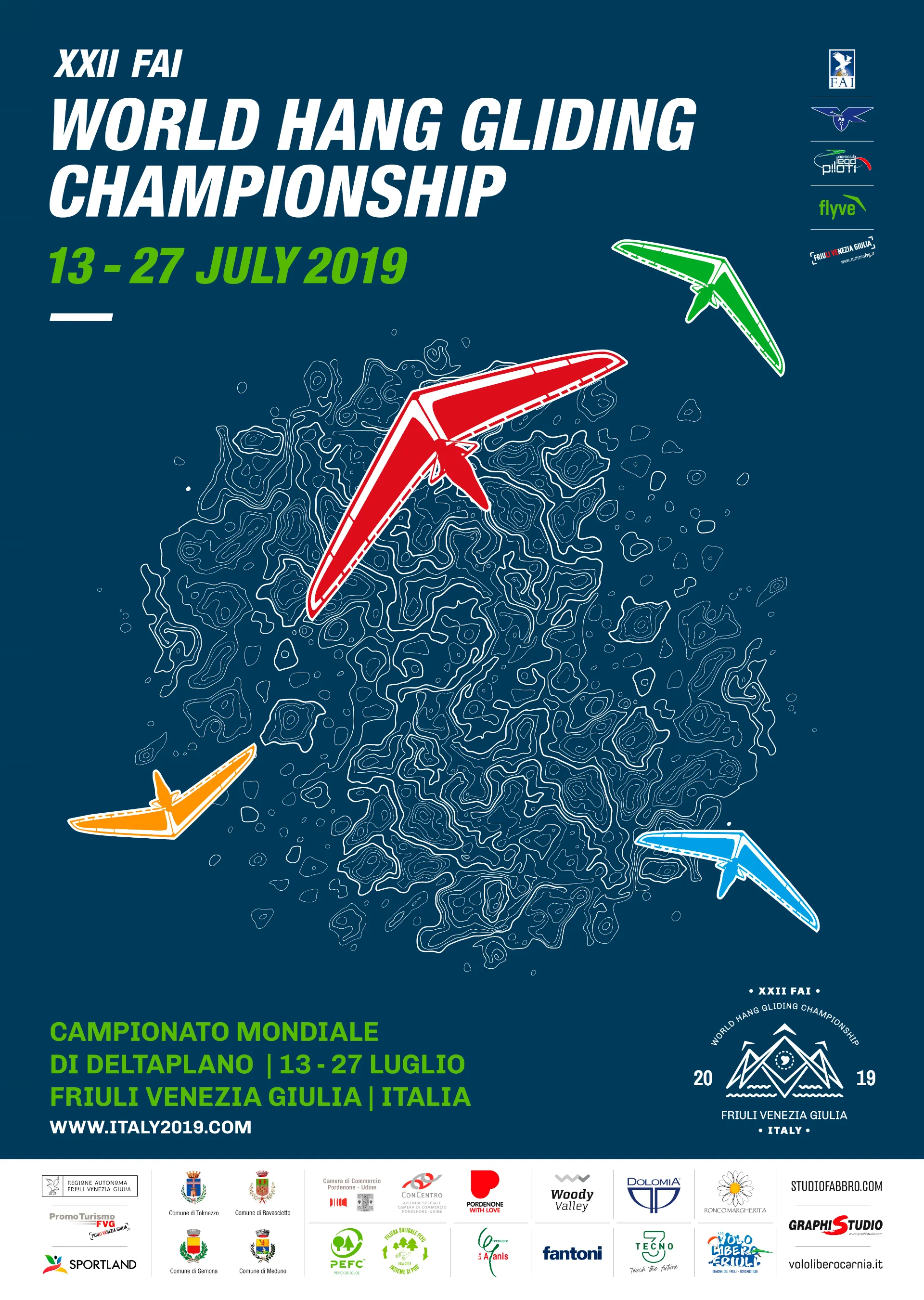 2019 Hang-gliding World Championship poster