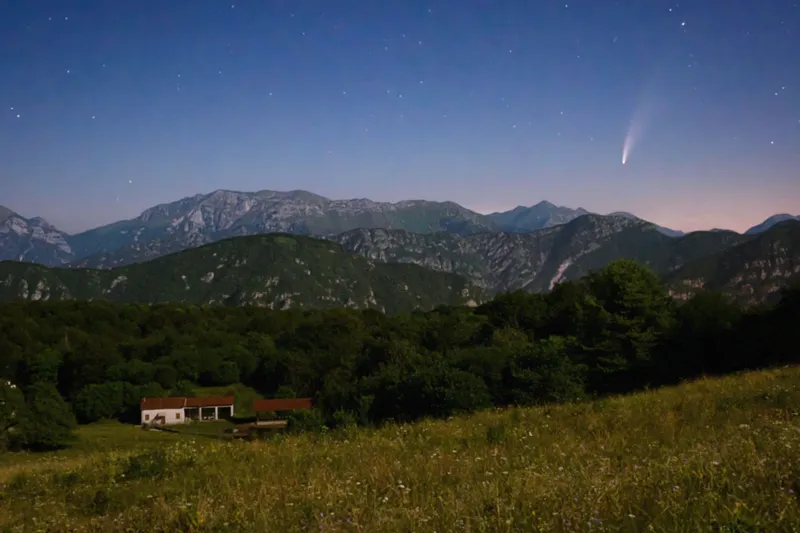Der Berg Monte Valinis